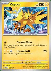 Zapdos - 065/167 - Rare - Holo