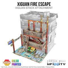 (FE-RAL) Xiguan Fire Escape roof access ladder (Pre-Painted)