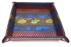 Dragon Eye Rolling Tray - Spectral Blue and Gold