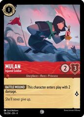 Mulan - Injured Soldier - 116/204 - Common - Cold Foil