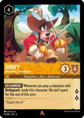 Goofy - Musketeer Swordsman - 12/204 - Rare