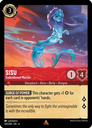 Sisu - Emboldened Warrior - 124/204 - Rare - Cold Foil