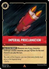 Imperial Proclamation - 131/204 - Rare - Cold Foil