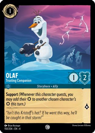 Olaf - Trusting Companion - 150/204 - Common - Cold Foil
