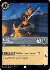 Ling - Imperial Soldier - 183/204 - Uncommon - Cold Foil