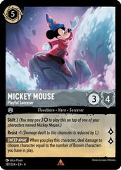 Mickey Mouse - Playful Sorcerer - 187/204 - Rare