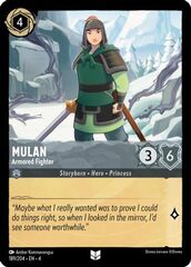 Mulan - Armored Fighter - 189/204 - Uncommon - Cold Foil