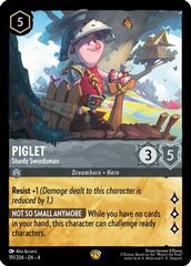 Piglet - Sturdy Swordsman - 191/204 - Legendary