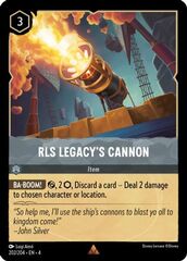 RLS Legacy's Cannon - 202/204 - Rare - Cold Foil