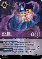 Yen Sid - Powerful Sorcerer - 209/204 - Enchanted - Holo Foil