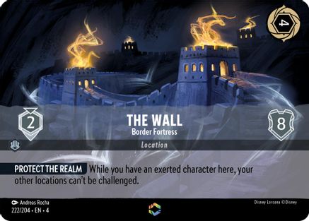 The Wall - Border Fortress - 222/204 - Enchanted - Holo Foil