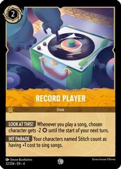 Record Player - 32/204 - Common - Cold Foil