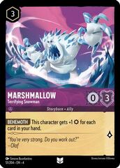 Marshmallow - Terrifying Snowman - 51/204 - Uncommon - Cold Foil