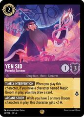 Yen Sid - Powerful Sorcerer - 59/204 - Legendary - Cold Foil