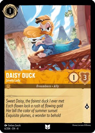 Daisy Duck - Lovely Lady - 6/204 - Uncommon