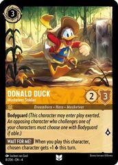 Donald Duck - Musketeer Soldier - 8/204 - Uncommon - Cold Foil