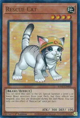 Rescue Cat (Alternate Art) - RA02-EN001 - Ultra Rare - 1st Edition