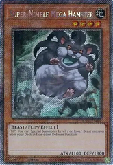 Super-Nimble Mega Hamster - RA02-EN004 - Platinum Secret Rare - 1st Edition