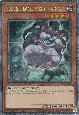 Super-Nimble Mega Hamster - RA02-EN004 - Quarter Century Secret Rare - 1st Edition
