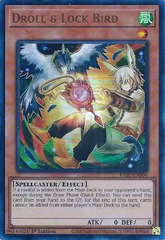 Droll & Lock Bird (Alternate Art) - RA02-EN006 - Super Rare - 1st Edition