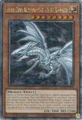 Blue-Eyes Alternative White Dragon - RA02-EN010 - Quarter Century Secret Rare - 1st Edition