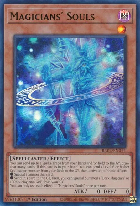 Magicians Souls - RA02-EN014 - Super Rare - 1st Edition