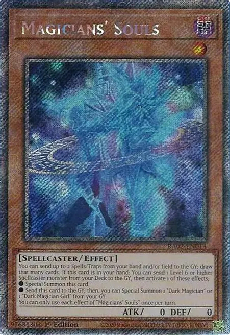 Magicians Souls - RA02-EN014 - Platinum Secret Rare - 1st Edition