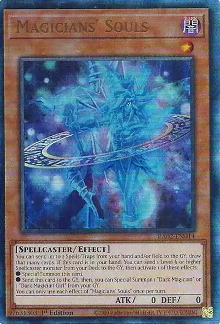 Magicians Souls - RA02-EN014 - Prismatic Ultimate Rare - 1st Edition