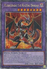 Masquerade the Blazing Dragon - RA02-EN022 - Quarter Century Secret Rare - 1st Edition