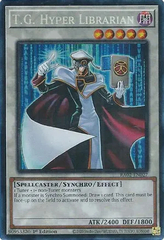 T.G. Hyper Librarian - RA02-EN027 - Prismatic Collector's Rare - 1st Edition