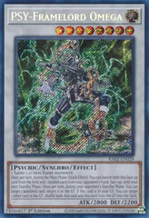 PSY-Framelord Omega - RA02-EN028 - Secret Rare - 1st Edition