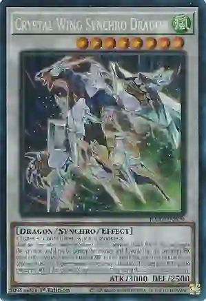 Crystal Wing Synchro Dragon - RA02-EN029 - Prismatic Collectors Rare - 1st Edition
