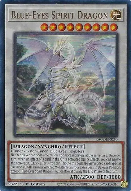Blue-Eyes Spirit Dragon - RA02-EN030 - Ultra Rare - 1st Edition
