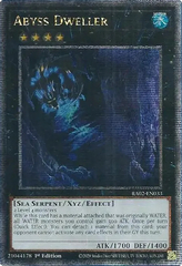 Abyss Dweller - RA02-EN033 - Quarter Century Secret Rare - 1st Edition