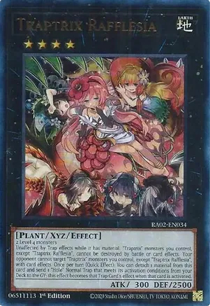 Traptrix Rafflesia - RA02-EN034 - Ultra Rare - 1st Edition