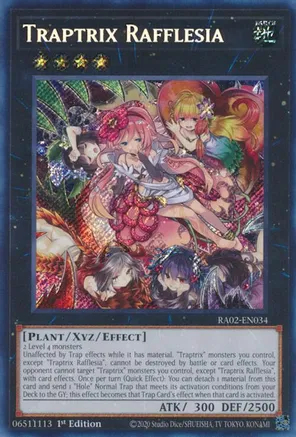 Traptrix Rafflesia - RA02-EN034 - Secret Rare - 1st Edition