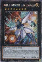 Number 38: Hope Harbinger Dragon Titanic Galaxy - RA02-EN036 - Platinum Secret Rare - 1st Edition