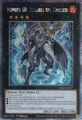 Number 60: Dugares the Timeless - RA02-EN037 - Platinum Secret Rare - 1st Edition