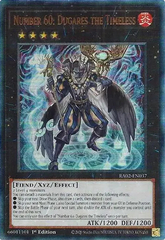 Number 60: Dugares the Timeless - RA02-EN037 - Prismatic Ultimate Rare - 1st Edition