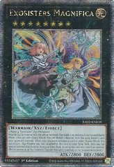 Exosisters Magnifica - RA02-EN038 - Quarter Century Secret Rare - 1st Edition