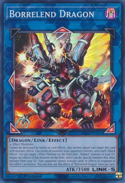 Borrelend Dragon - RA02-EN043 - Super Rare - 1st Edition - Yu-Gi-Oh ...