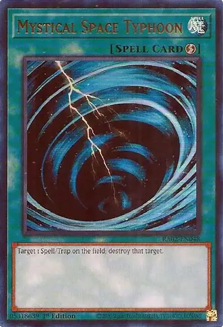 Mystical Space Typhoon - RA02-EN048 - Ultra Rare - 1ere edition // 25th Anniversary Rarity Collection 2