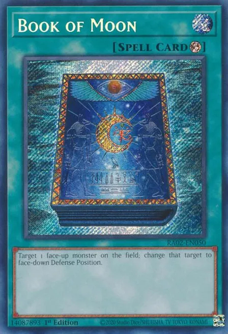 Book of Moon - RA02-EN050 - Secret Rare - 1st Edition