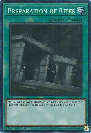 Preparation of Rites - RA02-EN056 - Prismatic Collectors Rare - 1st Edition