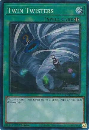 Twin Twisters - RA02-EN060 - Prismatic Collectors Rare - 1st Edition