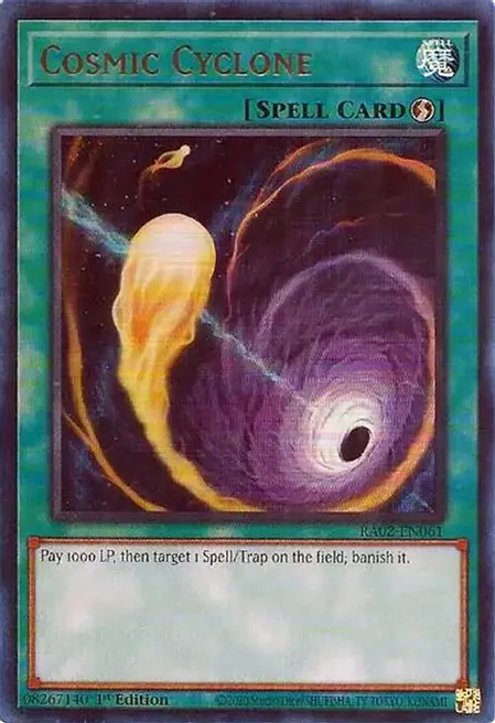 Cosmic Cyclone - RA02-EN061 - Ultra Rare - 1st Edition