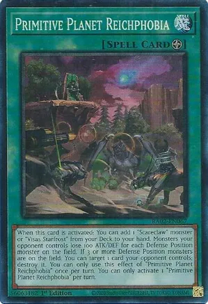 Primitive Planet Reichphobia - RA02-EN067 - Prismatic Collectors Rare - 1st Edition