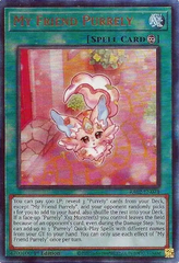 My Friend Purrely - RA02-EN071 - Prismatic Ultimate Rare - 1st Edition