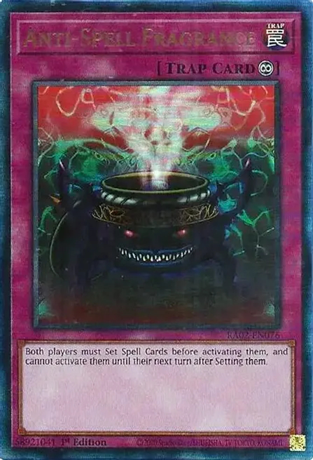 Anti-Spell Fragrance - RA02-EN076 - Prismatic Ultimate Rare - 1st Edition
