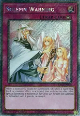 Solemn Warning - RA02-EN078 - Platinum Secret Rare - 1st Edition